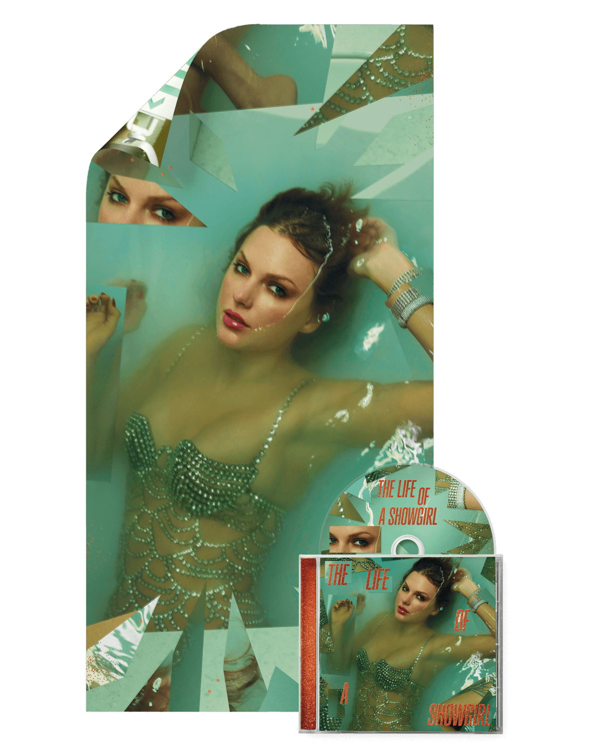 THE LIFE OF A SHOWGIRL: SWEAT AND VANILLA PERFUME CD WITH POSTER